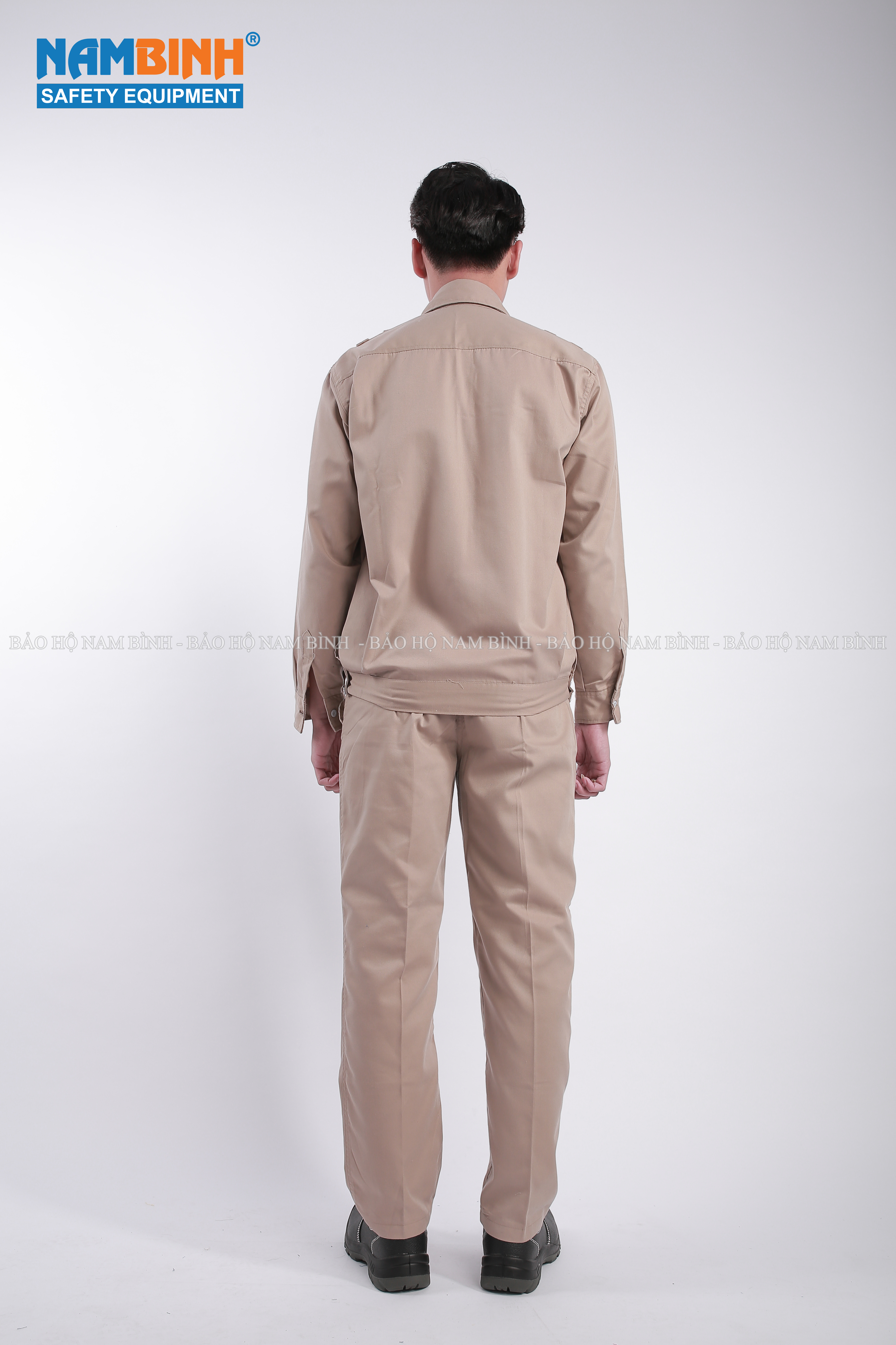 Quần Áo Kaki Nam Định May Sẵn - Mầu Ghi Đất